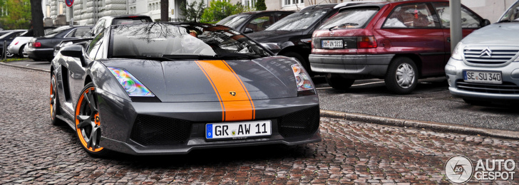 Atemberaubender Lamborghini Gallardo Spyder BF Performance gespottet