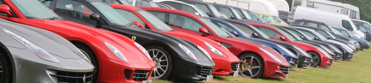 Allons spotter sur le parking du Festival of Speed de Goodwood
