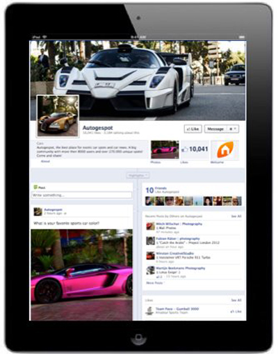 10.000 likes op Facebook! Like, share en win een Apple New iPad!