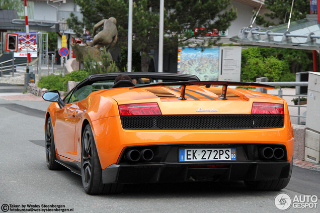 Lamborghini in zomers gekleurd Kitzbühel gespot!