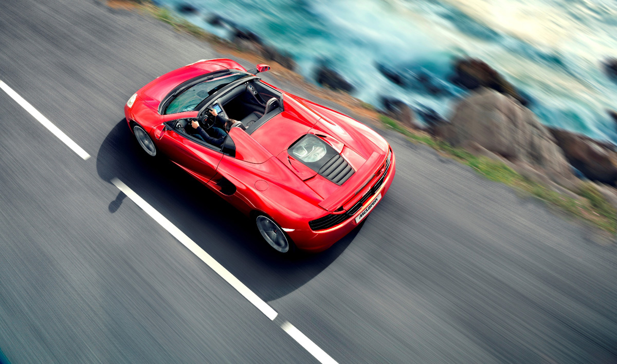 Pak de zonnebrand maar! Dit is de McLaren MP4-12C Spider 