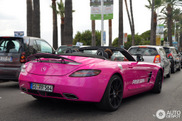Second car of Pink Gin spotted: Mercedes-Benz SLS AMG Roadster