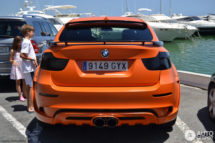 You can't miss it: orange BMW Hamann Tycoon Evo M
