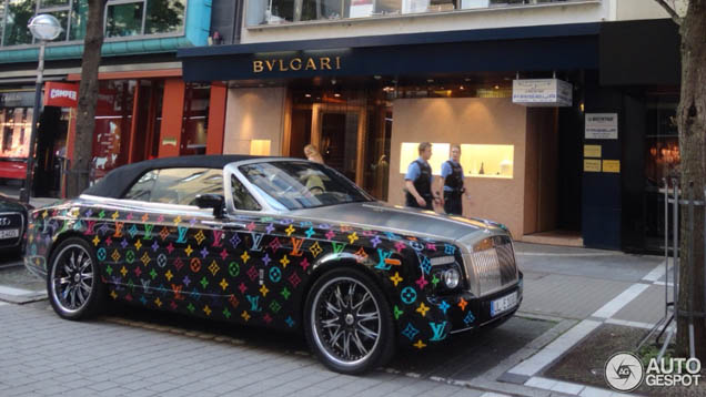 All colours of the rainbow: Rolls-Royce Phantom Drophead Coupé 