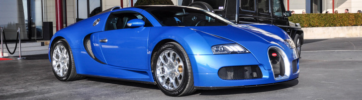 Magnifique photos d'une Bugatti Veyron Grand Sport