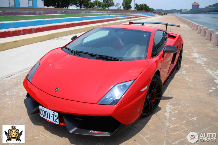 Lamborghini Gallardo LP570-4 Super Trofeo Stradale gespot in Taiwan 