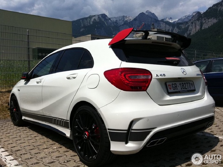 First Mercedes-Benz A 45 AMG Edition 1 is spotted