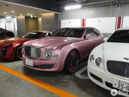 Another special Bentley Mulsanne spotted: in pink!