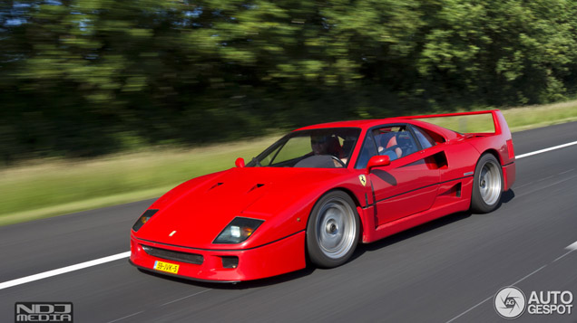 Spot van de dag: Ferrari F40