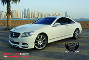 Royal Customs makes a perfect replica of the Brabus 800 Coupé bodykit 