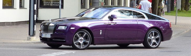 Beautiful Rolls-Royce Wraith spotted in Jūrmala