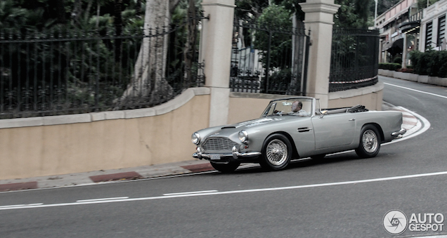 Aston Martin DB4 Convertible duikt op in Monaco