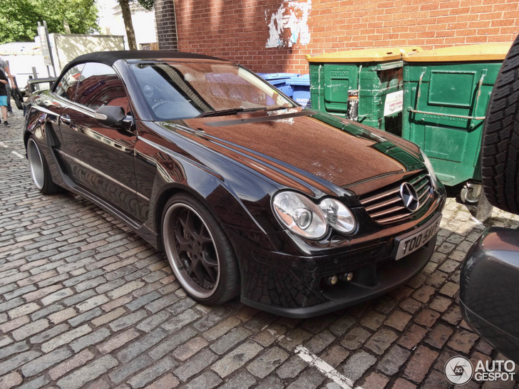 Mercedes-Benz CLK 55 AMG Cabriolet is enorm fout