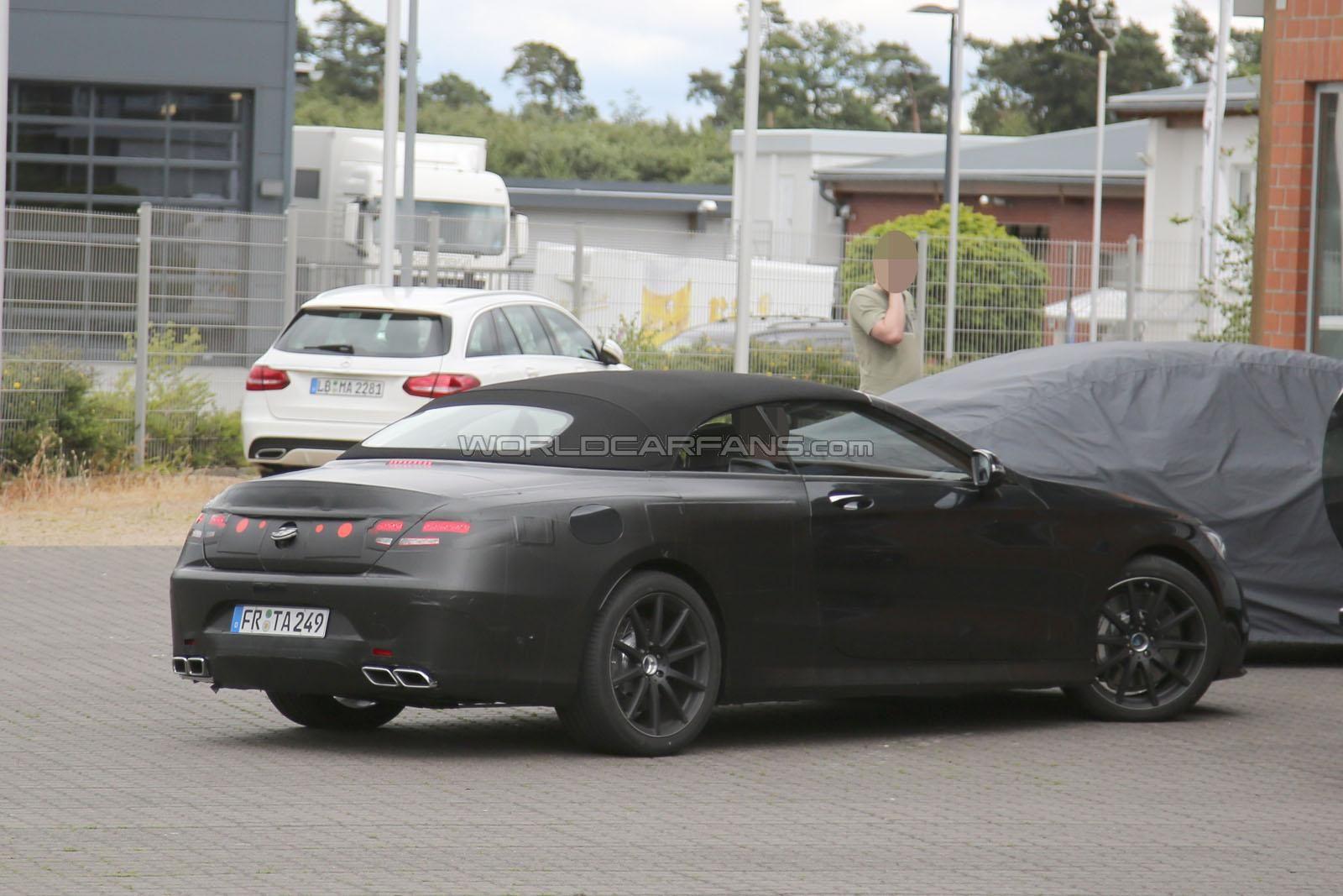Mercedes-AMG S 63 Cabriolet laat zijn tanden zien in spyshots