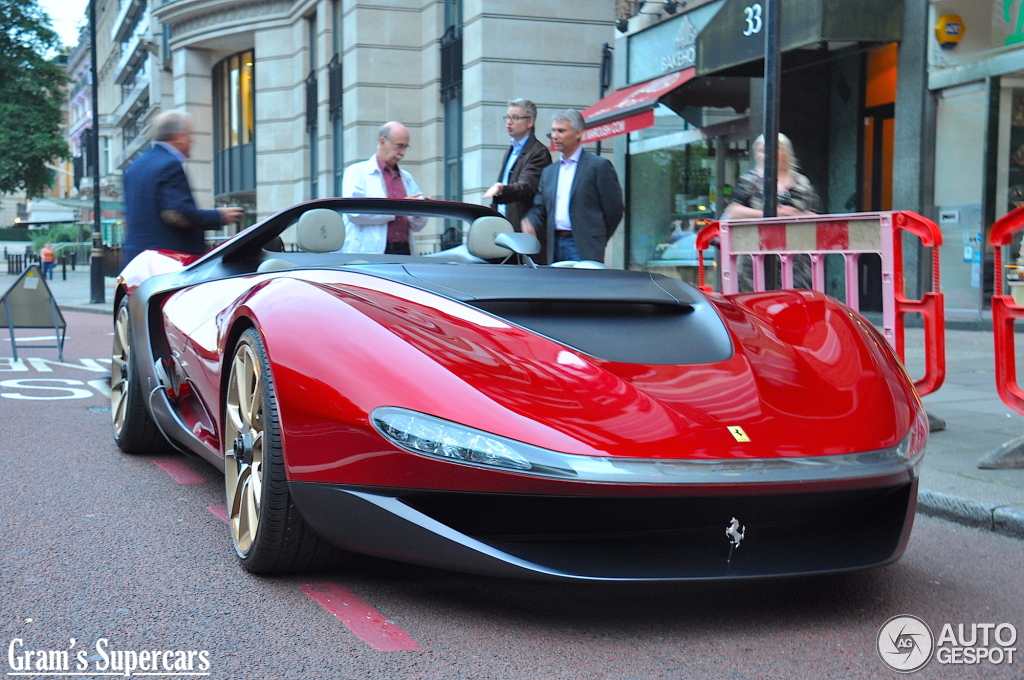 Ferrari Pininfarina Sergio duikt op in de straten van Londen