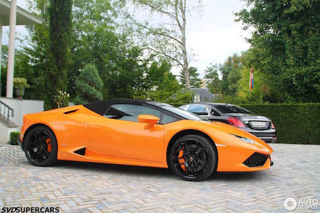 Oranje boven: Lamborghini Huracán Spyder