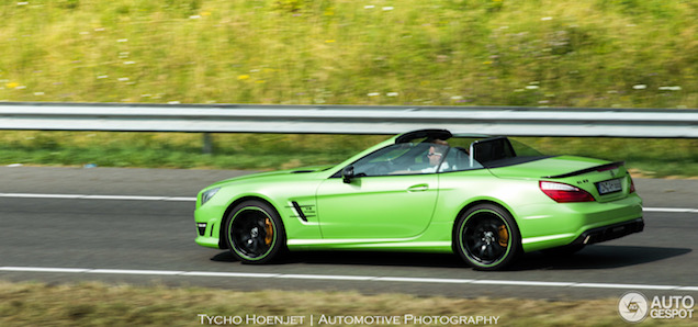 Mercedes SL 63 AMG gaat verkleed als The Hulk