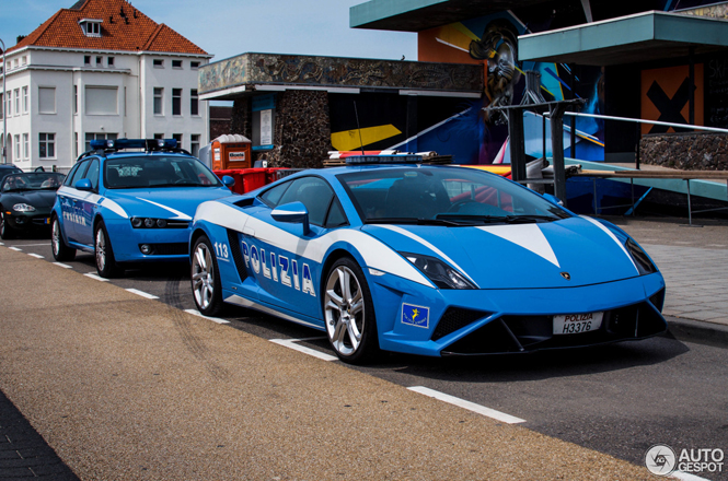 Lamborghini Gallardo LP560-4 Polizia eert Vlissingen met bezoek
