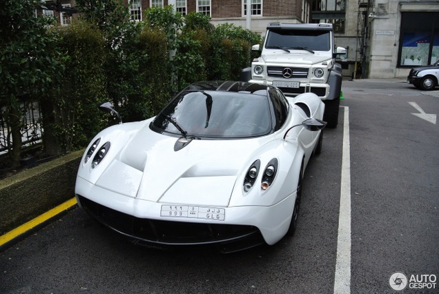 Deze Huayra is niet eens meer op vakantie