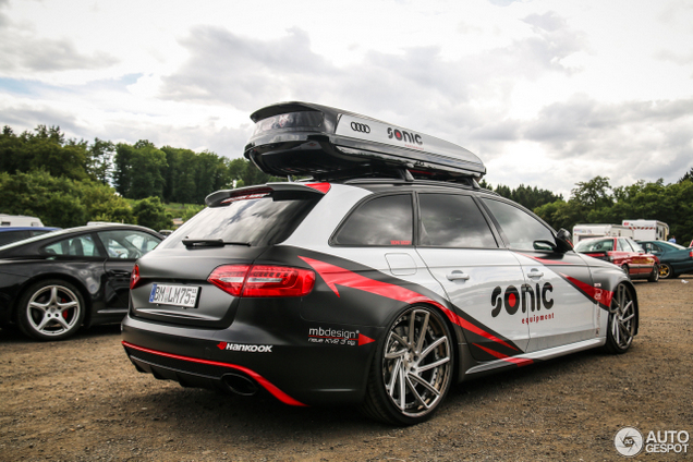 Audi RS4 Avant valt graag op