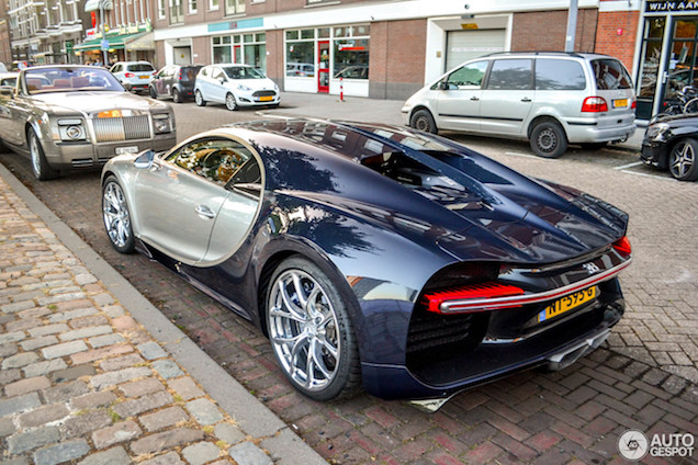 Spot van de dag: Bugatti Chiron in Rotterdam
