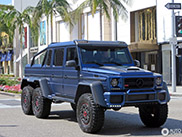 Brabus B63S 700 6x6 out of place on Rodeo Drive
