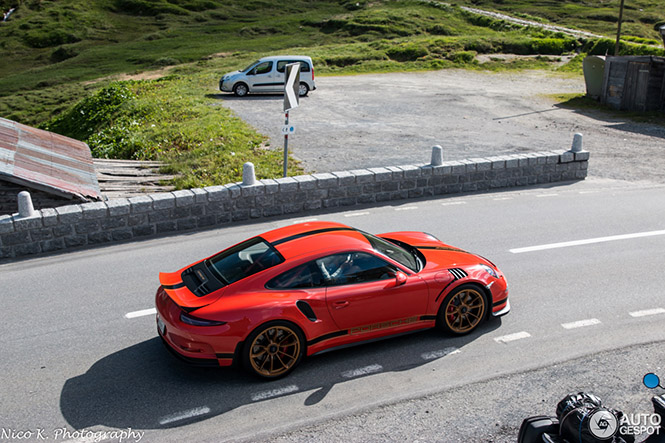 Porsche 991 GT3 RS zonder spoiler blijft indrukwekkend