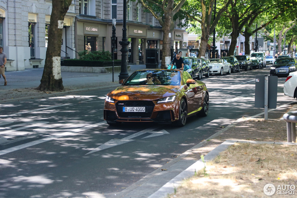 Audi TT-RS cabrio is een stijlvol bommetje