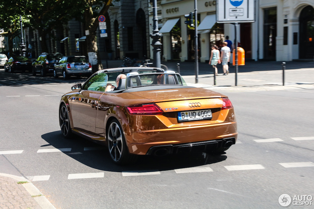 Audi TT-RS cabrio is een stijlvol bommetje