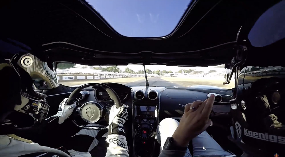 Filmpje: geniet even mee in de Koenigsegg Agera FE 'Thor'