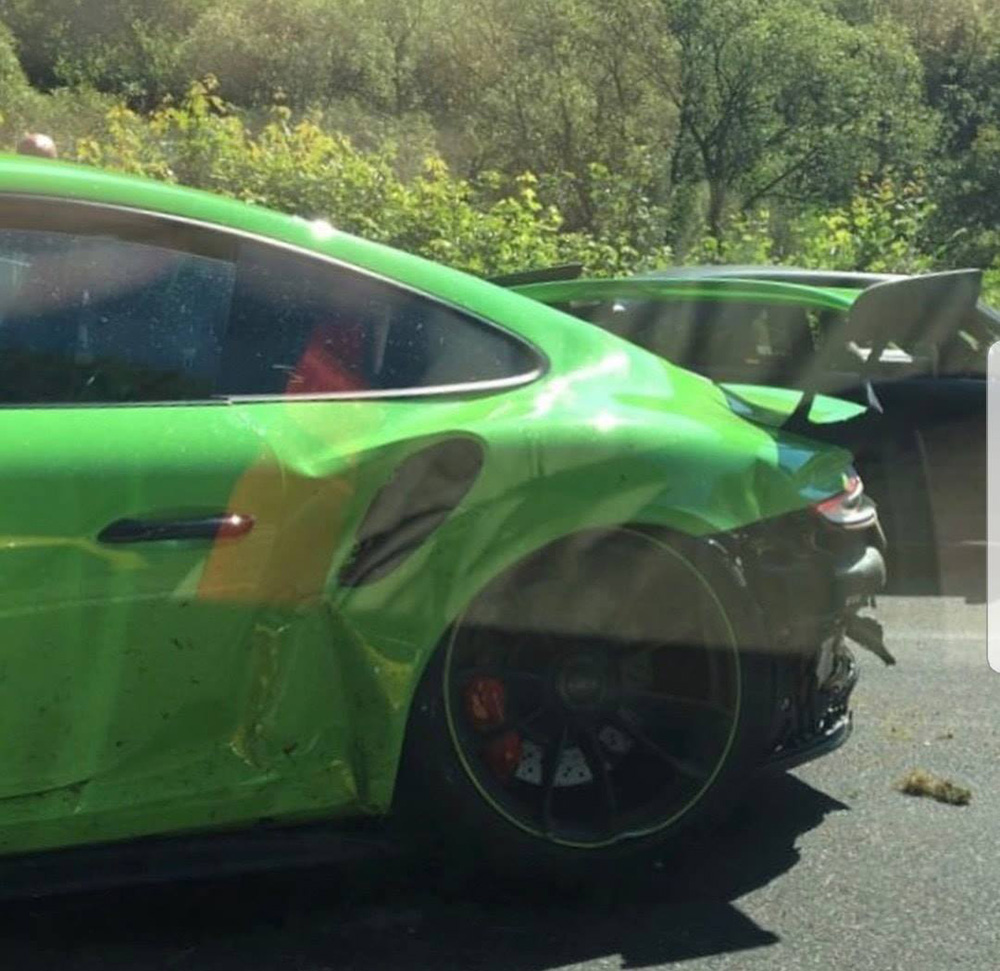 保时捷 991 GT3在纽柏林呆得不久