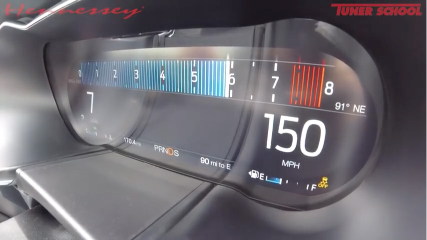 Filmpje: Hennessey's Ford Mustang GT gaat voor de topsnelheid