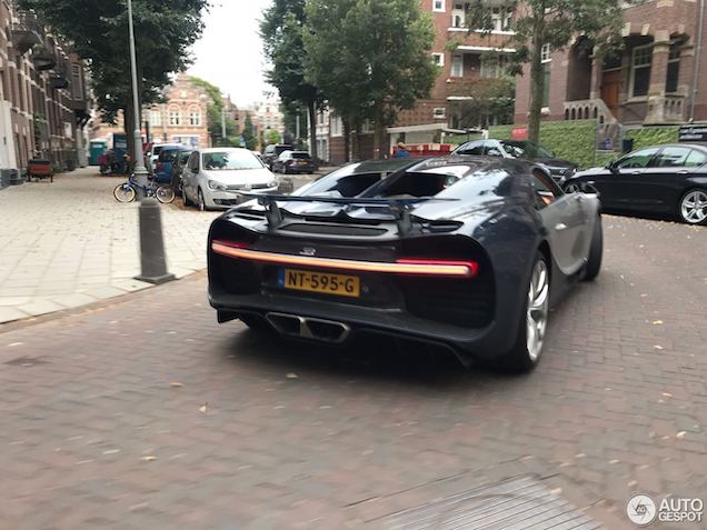Spot van de dag: Bugatti Chiron in Amsterdam