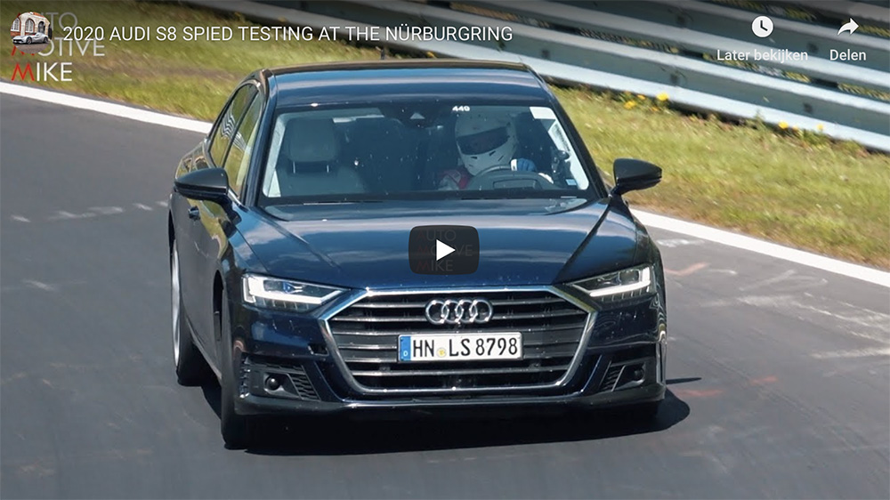 Filmpje: en zo klinkt de nieuwe Audi S8