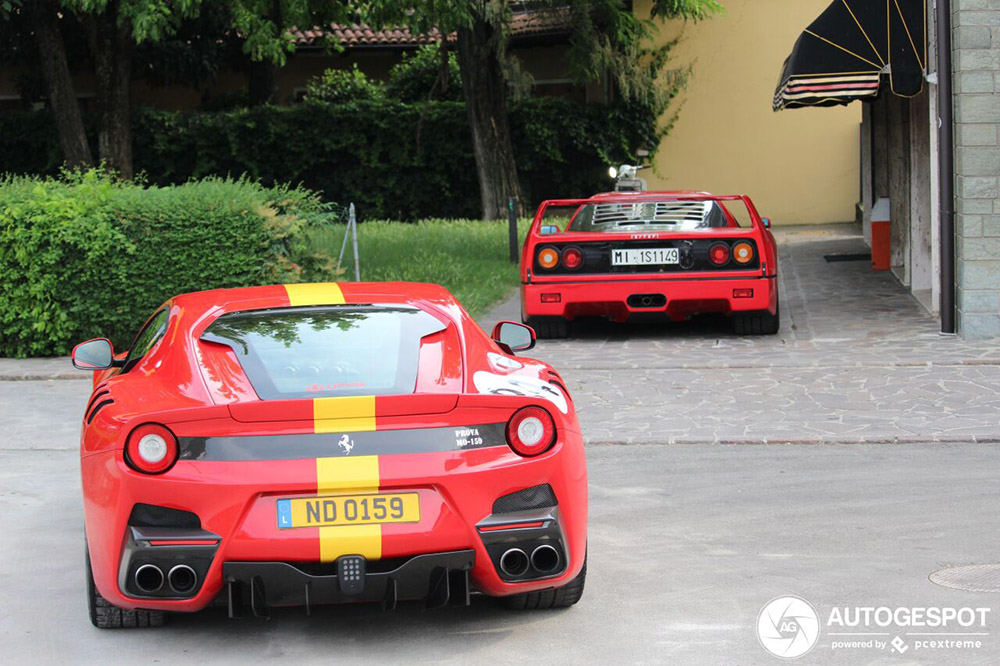 Is dit de Ferrari F12tdf met de meeste kilometers?