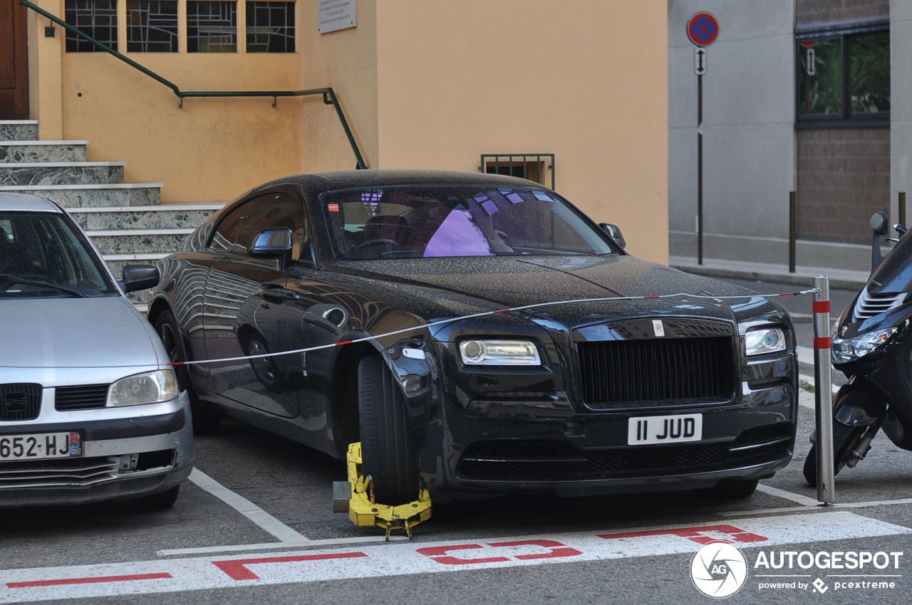 Rolls-Royce Wraith gaat nergens meer heen