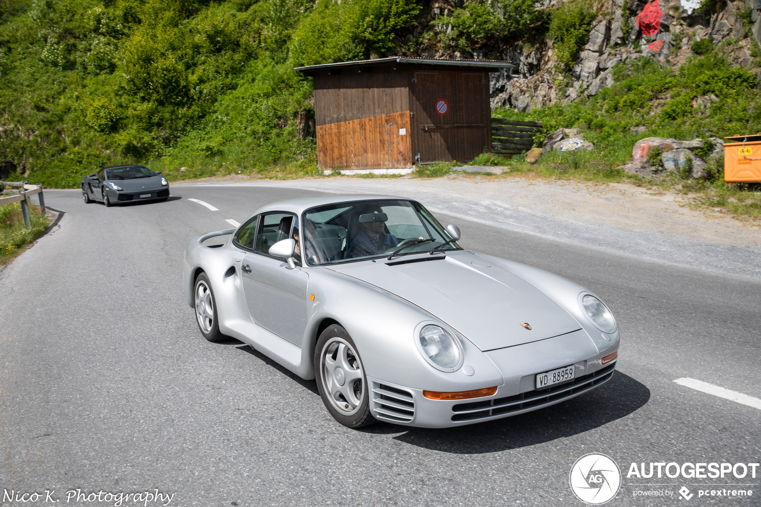 Droom: per Porsche 959 door de Alpen knallen