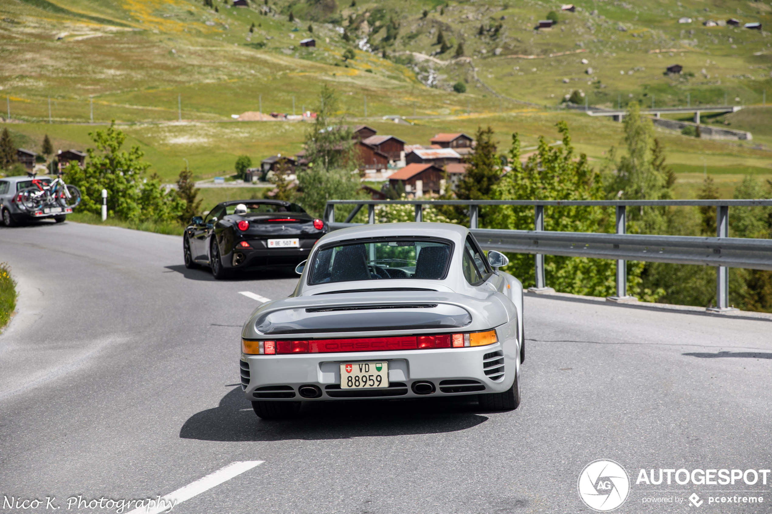 Droom: per Porsche 959 door de Alpen knallen