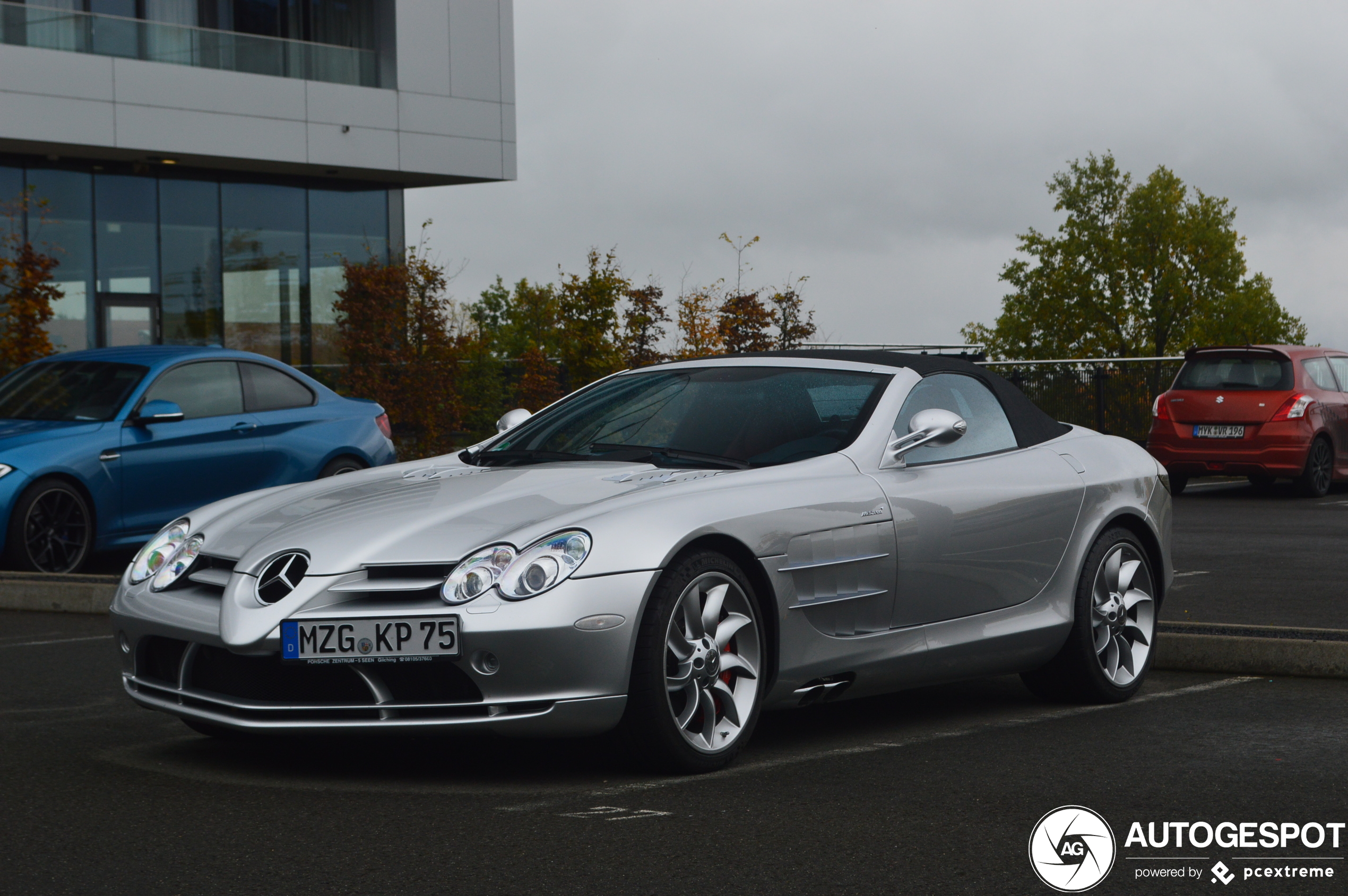 Mercedes-Benz SLR McLaren Roadster is een verrassing in Nürburg