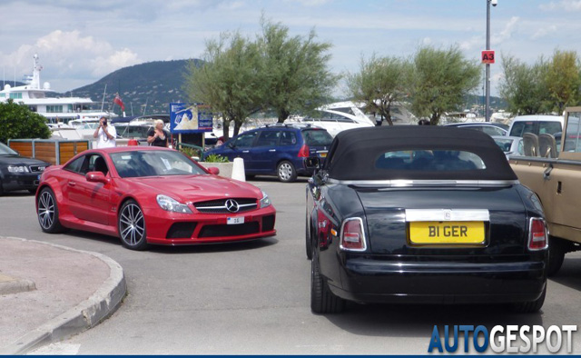 Spot van de dag: rode Mercedes-Benz SL 65 AMG Black Series