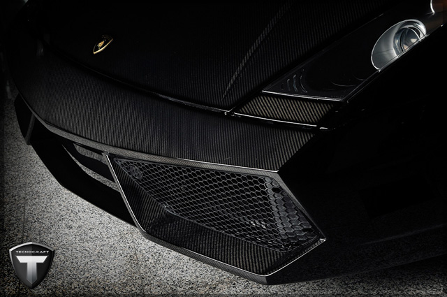 Gewoon lekker: carbon fiber voorbumper voor de Lamborghini Gallardo LP560-4