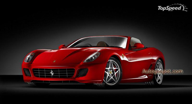 Ferrari 599 Roadster staat op Pebble Beach