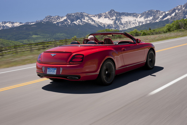 Bentley toont nieuwe foto's Continental Supersport Convertible