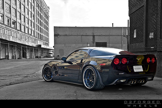 Hip schoeisel van D2Forged voor Corvette ZR1