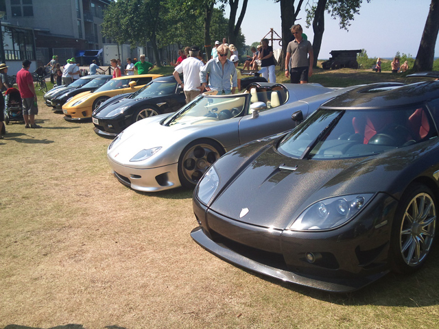 Bijzondere meeting: zes Koenigseggs