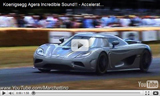 Filmpje: Koenigsegg Agera op Goodwood