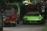 Supercars op het Indonesische eiland Jakarta 