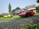Fotoshoot met drie bijzondere Porsches!