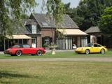 Fotoshoot met drie bijzondere Porsches!