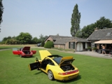 Fotoshoot met drie bijzondere Porsches!